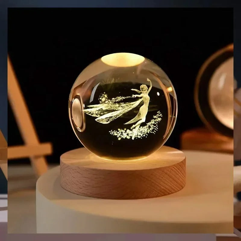 3D Crystal Ball Night Light – A Gift That Shines Bright