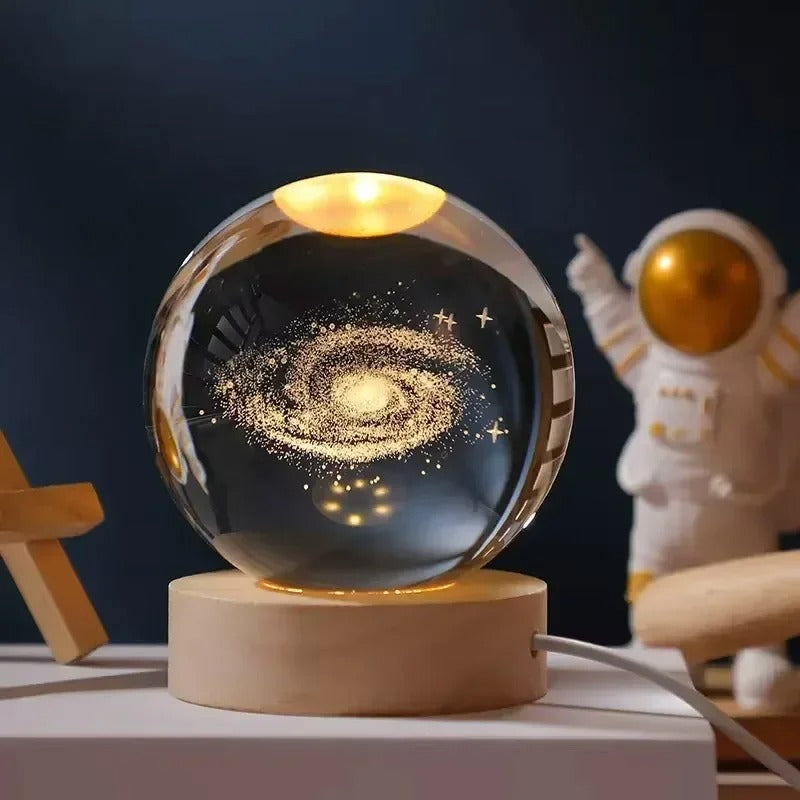 3D Crystal Ball Night Light – A Gift That Shines Bright